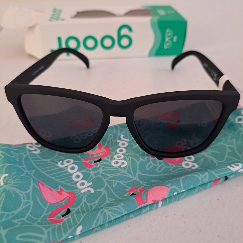 Goodr OG Sunglasses Unisex OS Black New Unicorn's Calamity Polarized 989-240-B42
